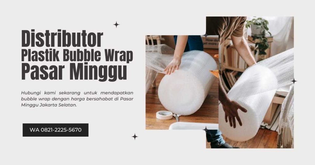 Hubungi kami sekarang untuk mendapatkan bubble wrap dengan harga bersahabat di Pasar Minggu Jakarta Selatan. WhatsApp: 0821-2225-5670